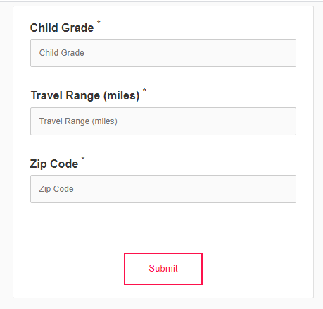 Anpassat front-end formulärfält för att fånga barnets klassnivå, del av den inbäddade formen på SquareSpace.